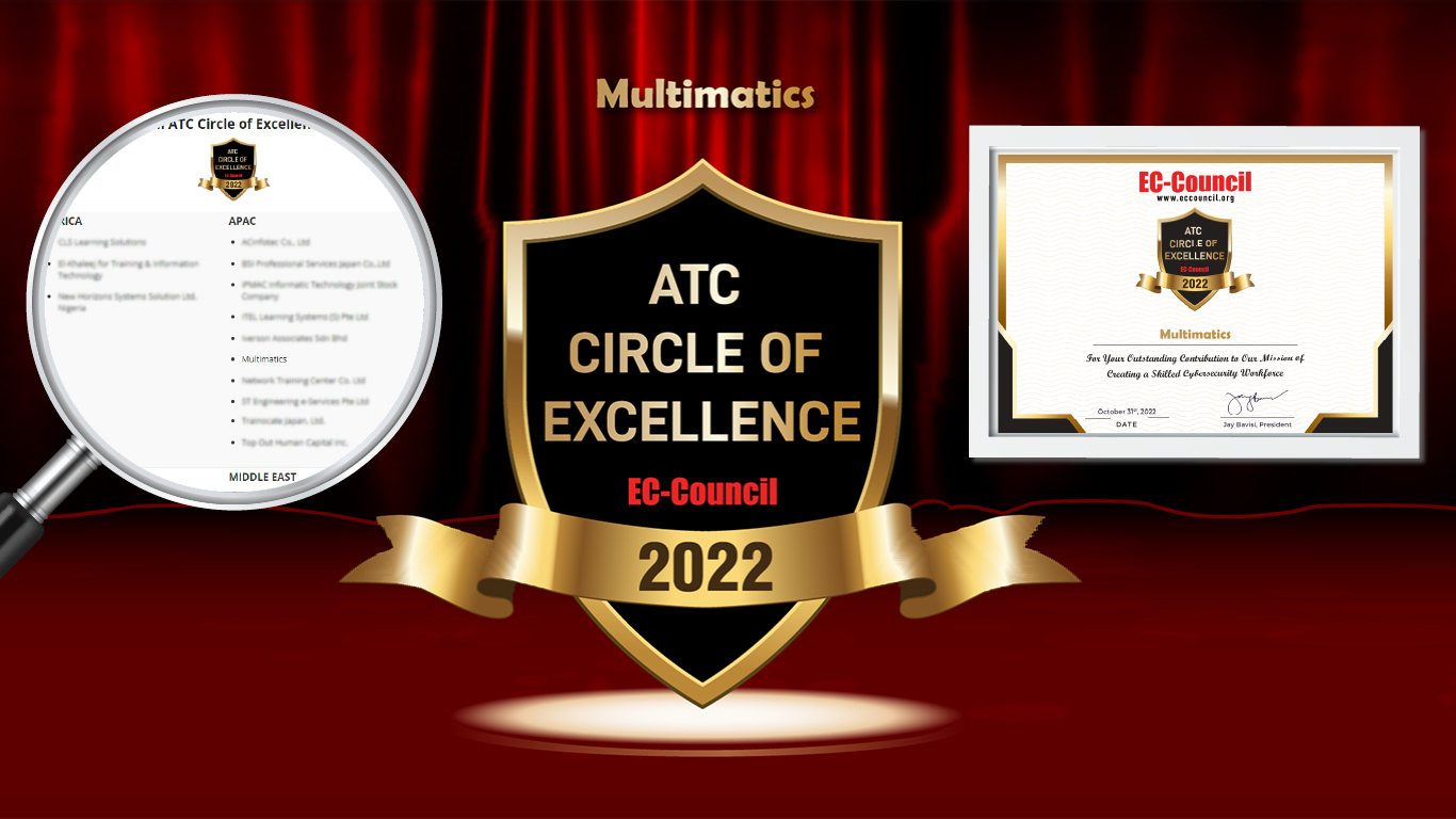 Multimatics Has Achieved ATC ‘Circle of Excellence’ 2022 by EC-Council!