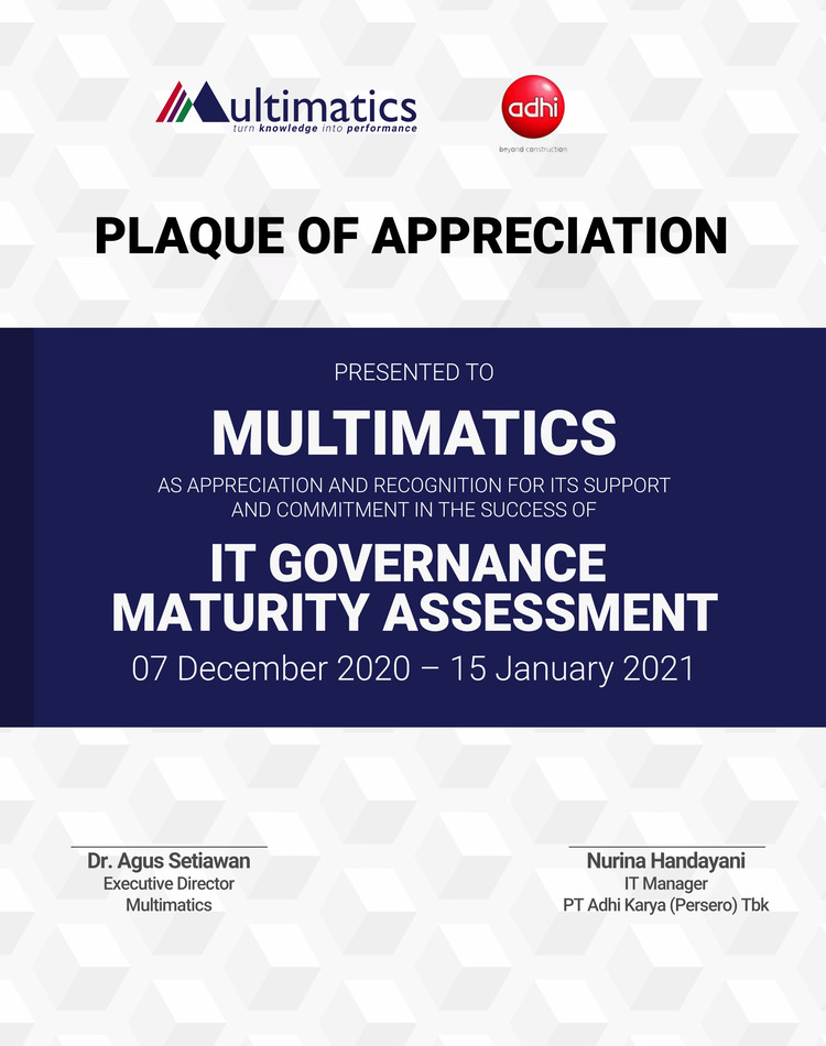 IT Governance Maturity Assessment | PT. Adhi Karya