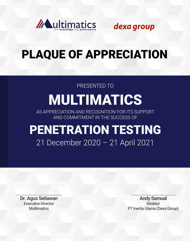 Project Dexa pentest Penetration Testing | Dexa Group